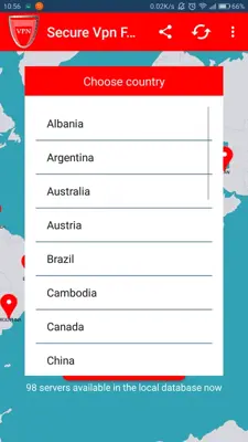 Secure Vpn Freedom android App screenshot 1